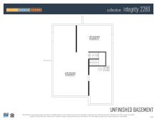 Standard floor plan layout.