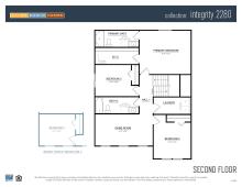 Standard floor plan layout.