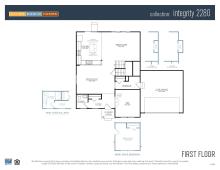 Standard floor plan layout.