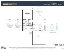 Standard floor plan layout.