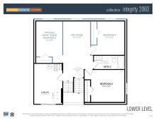 Standard floor plan layout.