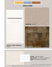 Interior finishes to be used.