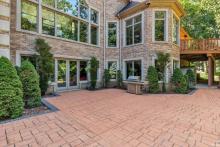 Patio off of the lower level.