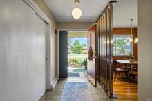 Foyer with slate floor