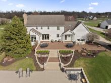 Aerial View of the patio area