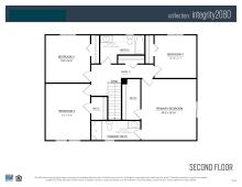 Standard floor plan layout.