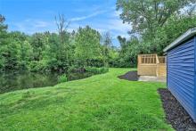 Backyard view to east