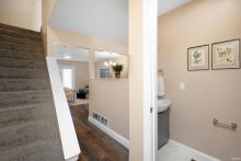 Half Bath with stairs up
