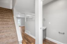Half Bath with stairs up
