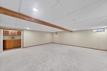 Finished Lower Level Living Space