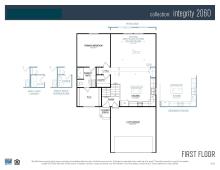 Standard floor plan layout.
