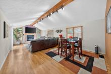 casual dining/game area