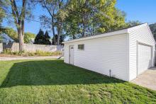 Garage and Backyard