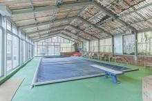 Enclosed indoor pool