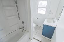 Updated Bath with Huge Shower Head