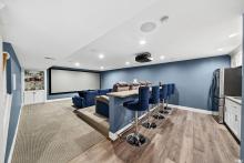 Lower Level Entertainment Space