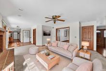 Living room - virtually staged