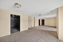 Framed basement space