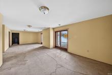 Framed basement space