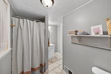 First-floor bathroom