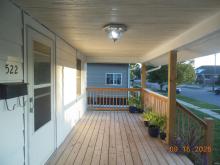 front deck to south