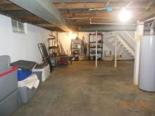 basement toward back to stairs