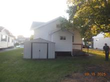 rear view south with shed