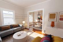 Digitally Staged Living-Dining Room