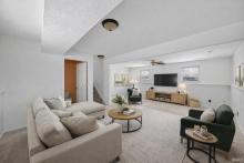 Virtually Staged Family Room