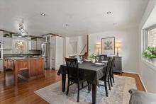 Spacious eating area