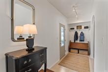 Foyer with added Cubbies