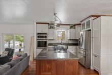 Solid Oak amish made soft close cabinets